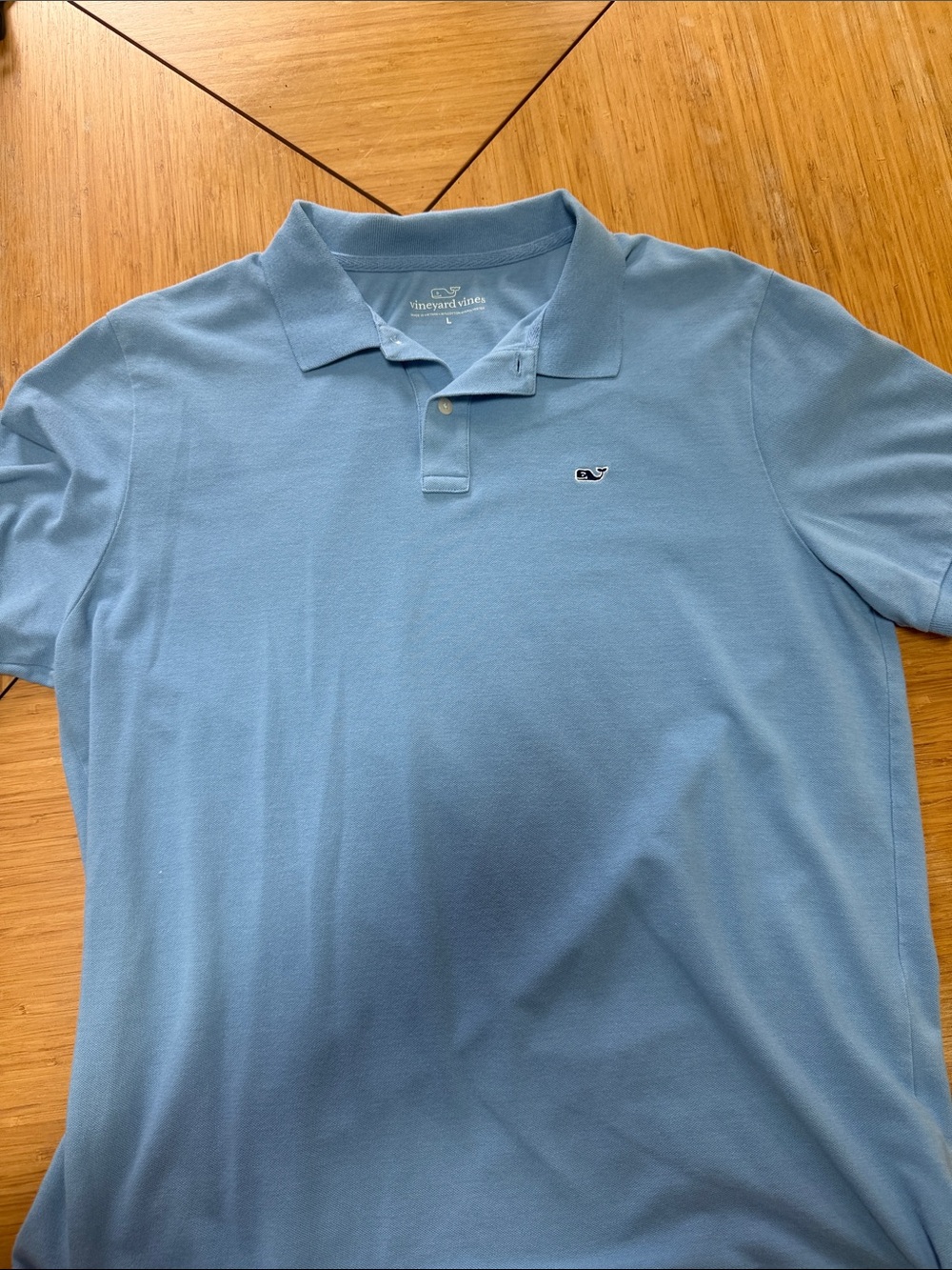 Vineyard Vines Men’s Sky Blue Short-Sleeve Polo